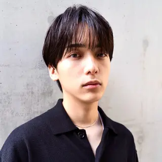 メンズ YUJIN 似合わせカラーのヘアスタイル