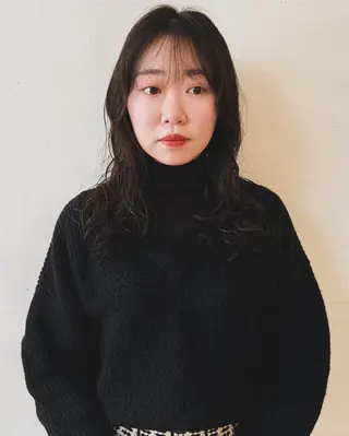 ミディアム riko*.+ﾟ 韓国風パーマのヘアスタイル