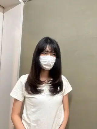 ロング 岩品 和花のヘアスタイル