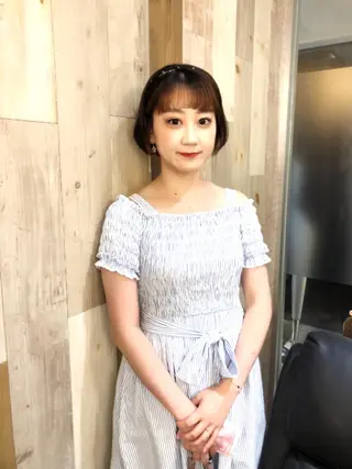 ショート 【ディレクター 🧸🤍田澤 唯那】のヘアスタイル