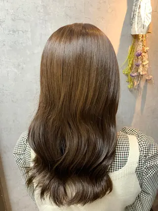 カラー 大島 千怜のヘアスタイル