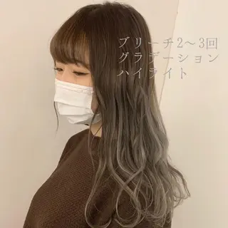 セミロング カラー 中島 直哉のヘアスタイル