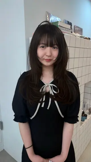 ロング QUARTE所属・りん 🍀8月の モデル様募集中です◎のヘアスタイル