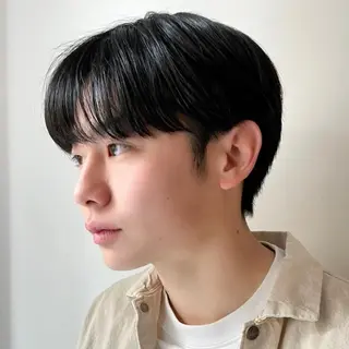 パーマ メンズ 🤎ベージュカラー 🐶メンズパーマの眉毛・アイブロウイメージ