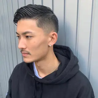 ショート メンズ CLUTCH天王寺 西藤遥河のヘアスタイル