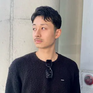 ショート メンズ ⚾️横浜メンズカット 阿部龍馬🍺🍔のヘアスタイル