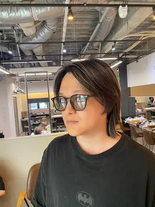 カラー メンズ 【博多ハイライトカラ ー】中島啓太のヘアスタイル