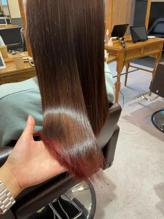 ロング 馬場 唯加のヘアスタイル