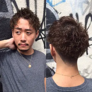 パーマ メンズ シェアサロン ルレイルのヘアスタイル