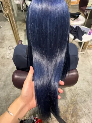 セミロング カラー AMRITA所属・men'sｶｯﾄ ﾊﾟｰﾏ🫧ｼｵﾝのヘアスタイル