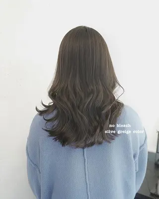 ロング カラー パーマ シェアサロン salowin所属・✨ブリーチなし透明感 カラー🥇ユースケのヘアスタイル