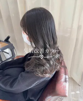 セミロング カラー 美髪✨艶髪✨髪質改善 カラー特化❣大石優奈のヘアスタイル