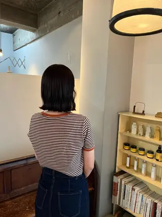 ミディアム カラー 前川 華恋 / room3のヘアスタイル