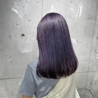 セミロング カラー I'S.横浜所属・赤み消しカラー 🍀JUNKIのヘアスタイル
