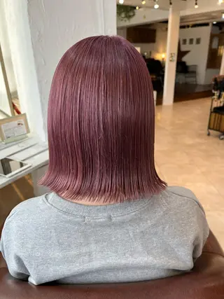 ミディアム カラー 💛ハイトーン💛 りむのヘアスタイル