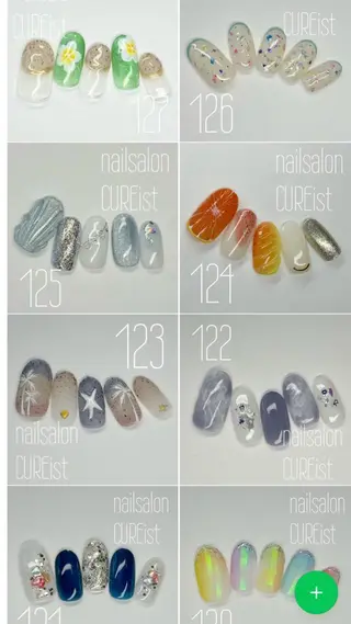 ネイル ネイルサロンキュアイスト所属・キュアイスト アコパラジェル調布のネイルデザイン