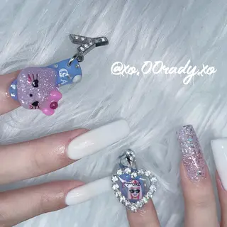 ロング カラー ヘアアレンジ メンズ キッズ ネイル マツエク・マツパ ⛓Miyu ⛓のネイルデザイン