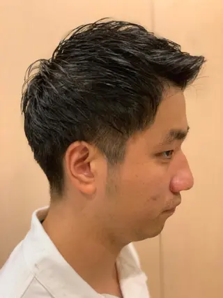 ショート メンズ HIRO GINZA barber shop福岡本店所属・ヤマダ リョウトのヘアスタイル