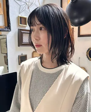 ミディアム La Rica所属・🌼レイヤー・ボブ 🌼キタハラユリナのヘアスタイル