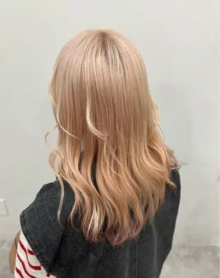 セミロング カラー ヘアアレンジ SHIAN八王子所属・SHIAN 八王子 🍑すずかのヘアスタイル