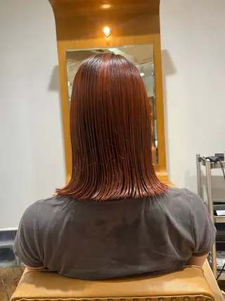 セミロング カラー カット/パーマモデル 募集🩵　yukaのヘアスタイル