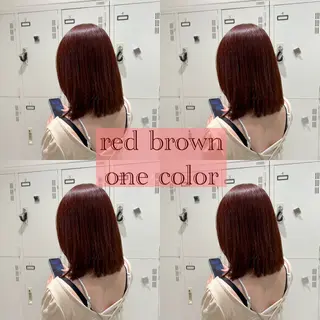 ミディアム カラー ピンクカラー🎀/ ミルクティー🍼花音のヘアスタイル