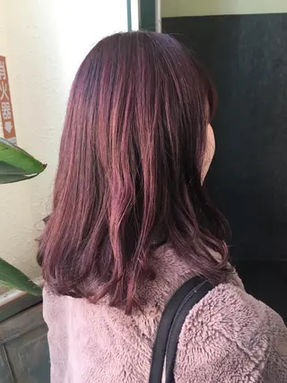 ミディアム カラー 💘透明感カラー💘 沖本 将宏のヘアスタイル