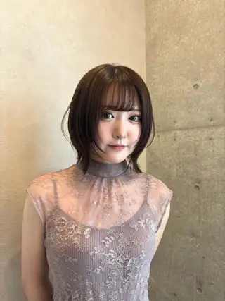 ショート Fuka/レイヤー /艶カラーのヘアスタイル