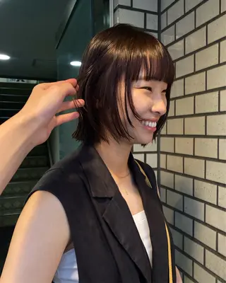 ミディアム カラー iroha/ n.w.h🎀のヘアスタイル