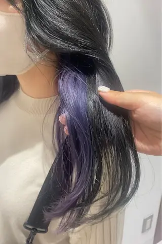 ロング カラー 🕯コバ/レイヤー/ 透明感/縮毛🕯のヘアスタイル