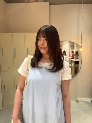 カラー 村田 茉優のヘアスタイル