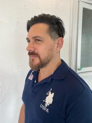 カラー パーマ メンズ 美容室 ソンリエのヘアスタイル