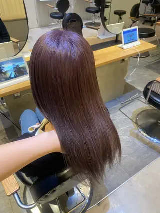 ミディアム カラー 髪質改善＆トリートメント over hair所沢店所属・韓国風/レイヤー/ 𝑵𝒂𝒏𝒂🩶のヘアスタイル