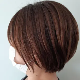 ショート はらだ ともこ☺︎のヘアスタイル