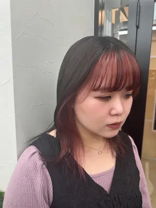 ミディアム カラー 髪質改善/レイヤー/ 艶髪🎀ayaneのヘアスタイル