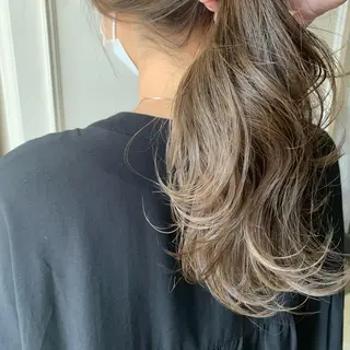 セミロング カラー LIBERTE所属・再現度&髪質改善 LISAのヘアスタイル
