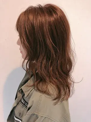 セミロング カラー The book hand salon所属・伊藤 さやかのヘアスタイル