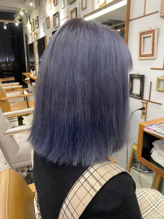 ミディアム CYAN by acoron .池袋所属・メンズパーマ職人 ユキハシのヘアスタイル