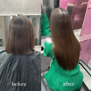 ロング カラー LANDS所属・nanaka 🤍韓国ワンホンヘアのヘアスタイル