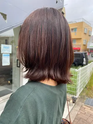 ミディアム Rely 美空のヘアスタイル