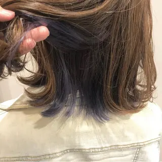 ミディアム カラー 竹村 海人のヘアスタイル