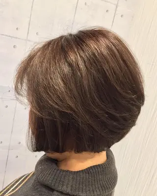 ショート カラー 韓・中華美女ヘア 🇰🇷×🇨🇳のヘアスタイル