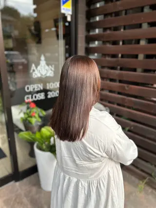 セミロング 篠田 蒼のヘアスタイル