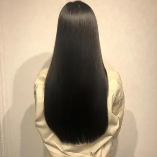 ロング ムトウセイマ/艶髪 /艶ケアWブリーチのヘアスタイル