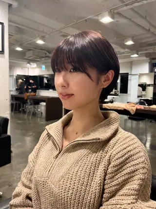 ショート カラー nico 麻生 やまざきれいのヘアスタイル