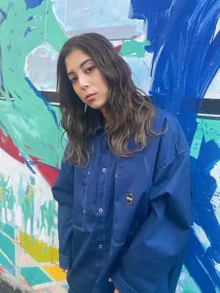 セミロング 上川 開生のヘアスタイル