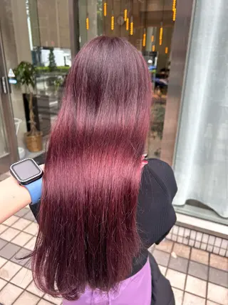 ロング カラー 風香🪼レイヤー /透明感カラーのヘアスタイル