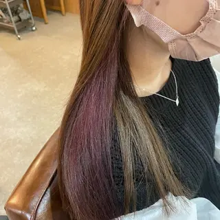 セミロング カラー 🌼RIKA🌼レデ ィース専門💖のヘアスタイル