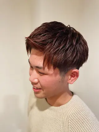 ショート カラー 山本 尚輝のヘアスタイル