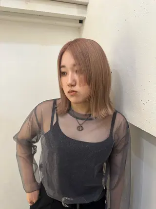 ミディアム 柔らかbeige /chinari❤︎のヘアスタイル